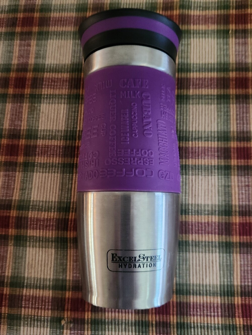 HydroSteel ExcelSteel 14 oz Purple Double Walled Stainless Tumbler